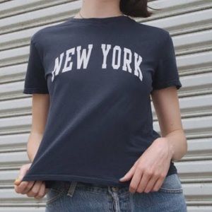 Brandy Melville Chloe New York Baby Tee Top